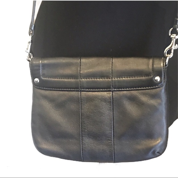 Coach black crossbody purse - Picture 6 of 8